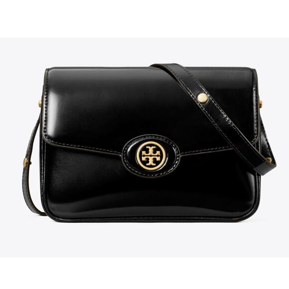Tory Burch Women's Robinson Spazzolato Convertible Shoulder Bag One Size